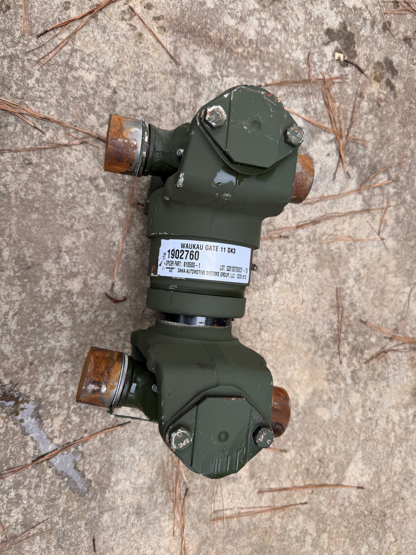 MTVR Transmission to Transfer case Driveshaft